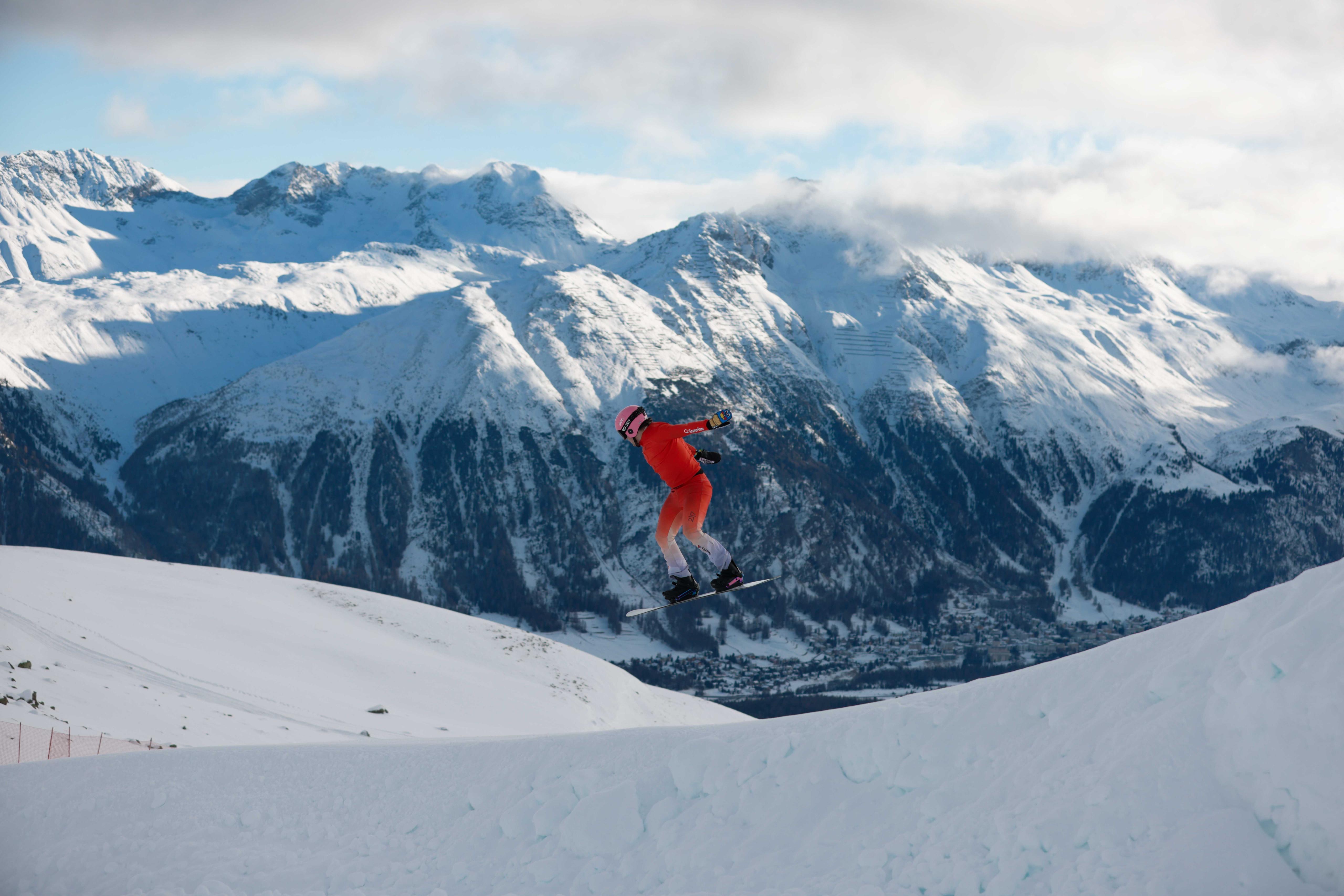 Laurin Furrer during competition