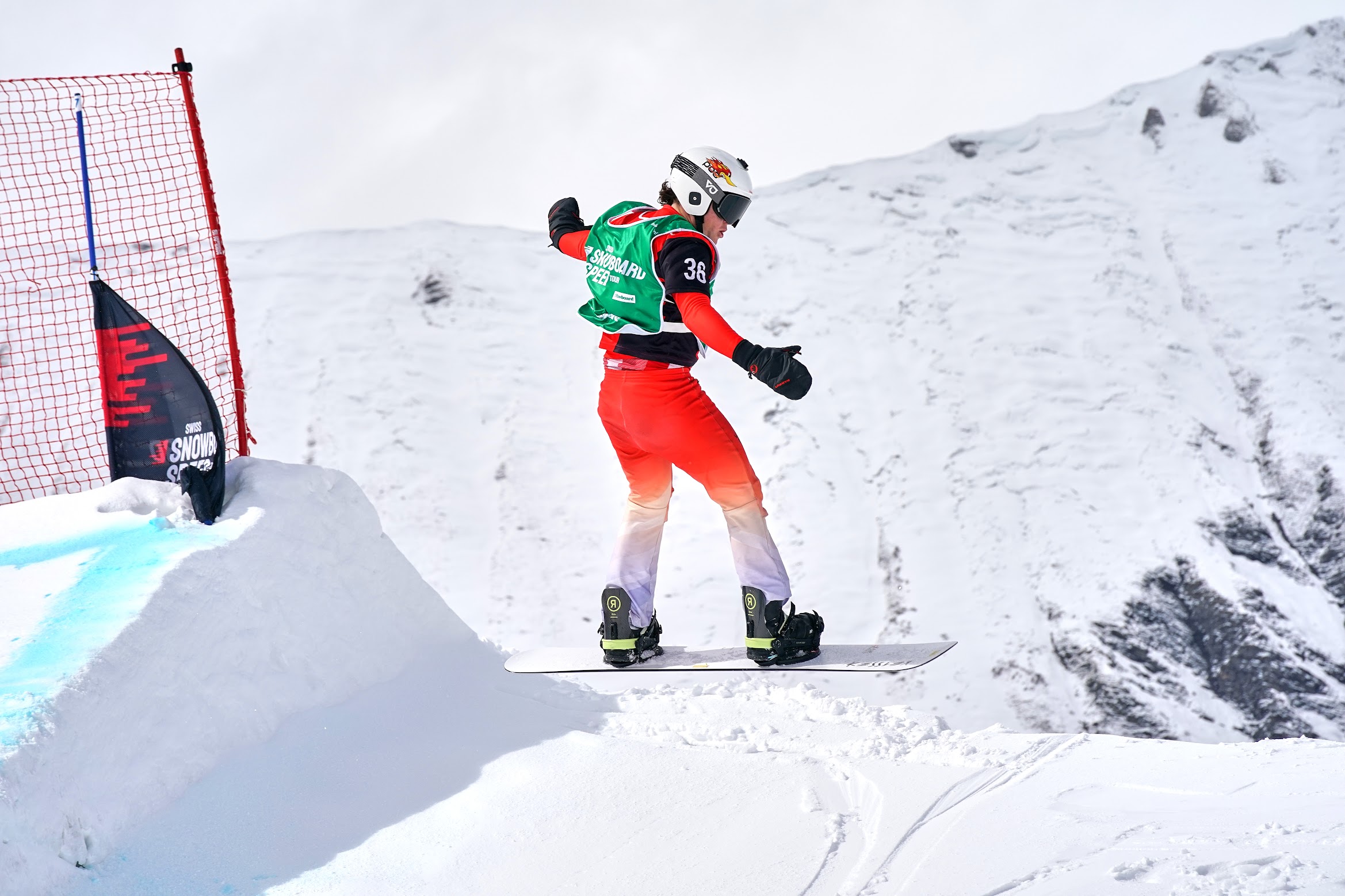 Laurin Furrer during a race moment