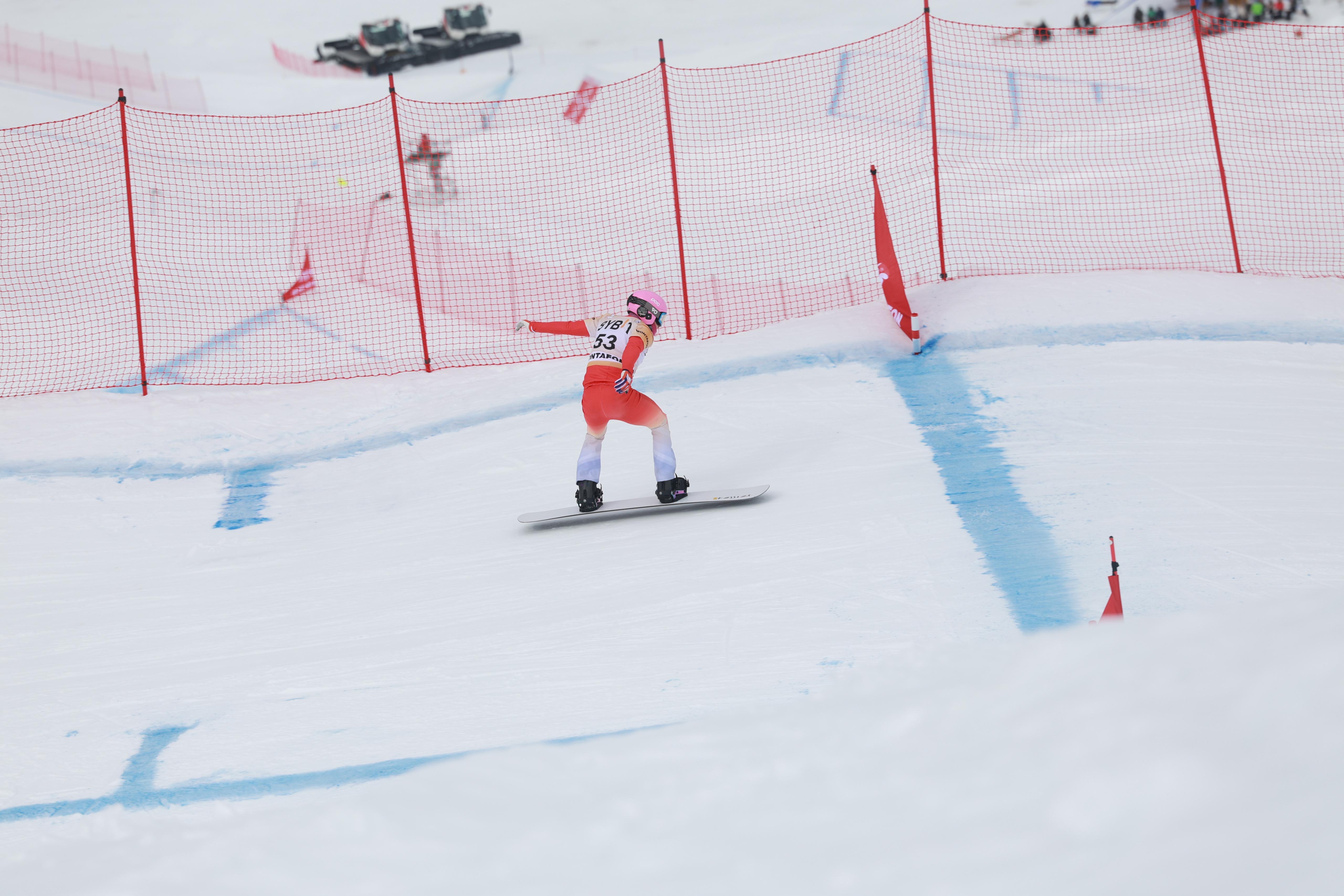 Laurin Furrer in race mode