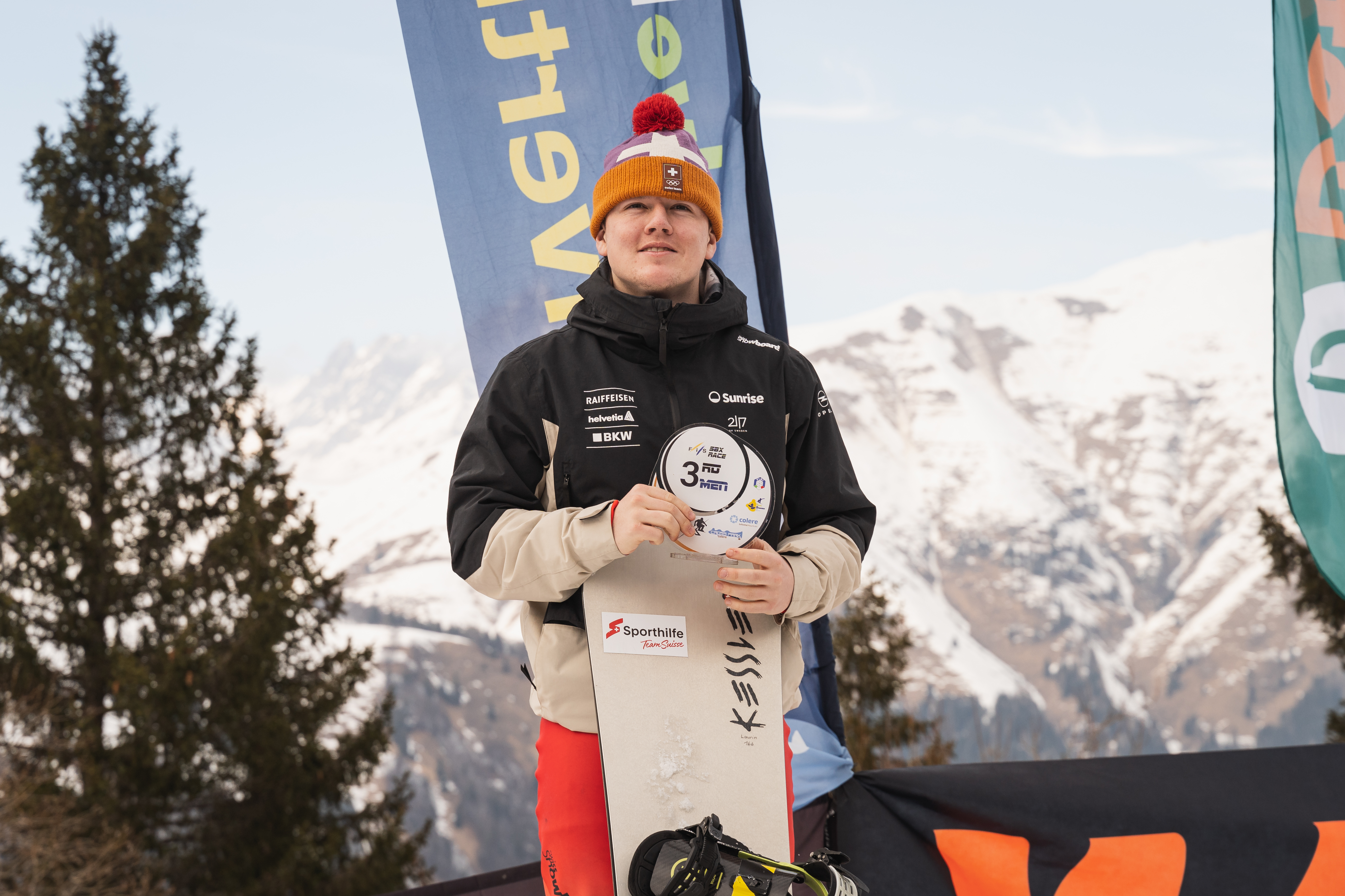 Podiumsmoment von Laurin Furrer